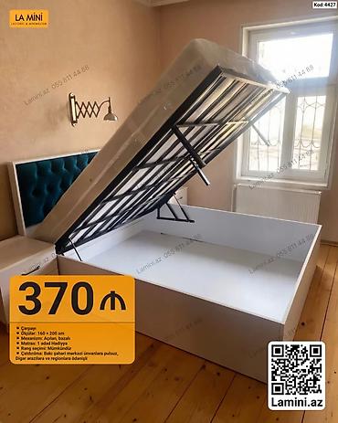 Ev üçün mebel: Açılan mexanizmli çarpayı - Ölçü: 160×200 sm - Mexanizm: açılan — 1