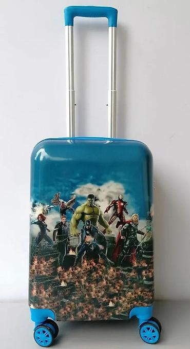 Rančevi, torbe i koferi: Dečiji kofer na točkiće – motiv superheroja - Tvrda školjka sa — 3