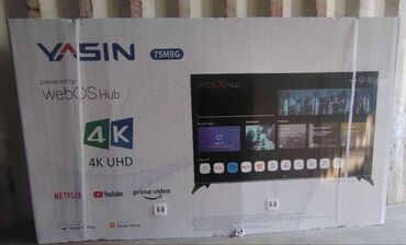 Телевизоры: Телевизор Yasin 75 Яркий 75 дюймовый дисплей Yasin 75M8G порадует