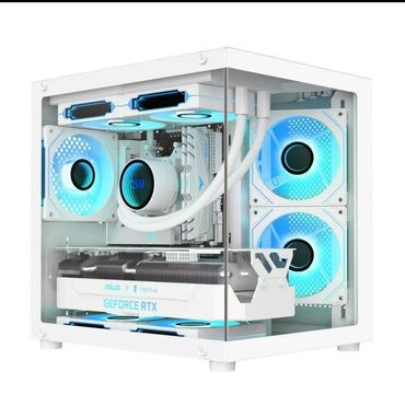офисные системные блоки: Корпус ПК, Новый, Mini-ATX, цвет - Белый