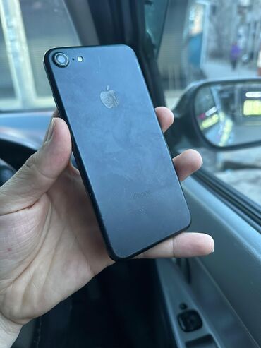 айфон 7 баткен: IPhone 7, Колдонулган, 128 ГБ, Кара, Каптама, 100 %