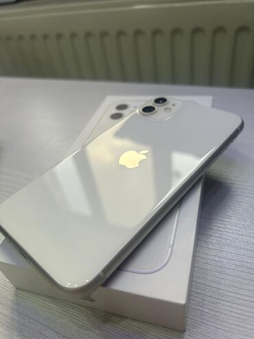 kredit iphone x: IPhone 11, 64 GB, Ağ, Face ID