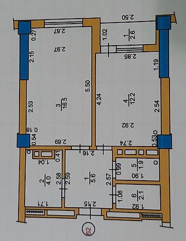 Продажа квартир: 2 комнаты, 45 м², Элитка, 7 этаж, Евроремонт — 13
