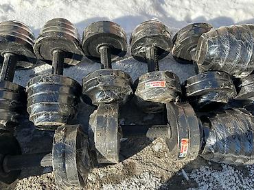 Гантели: Разборные гантели с дисками, позволяющие регулировать вес для — 14