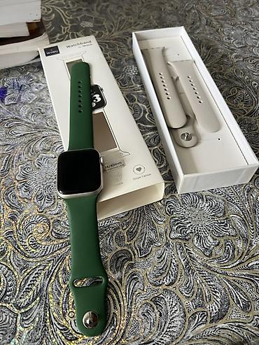 parfois az: İşlənmiş, Kəmər, Apple, Silikon, rəng - Yaşıl — 1
