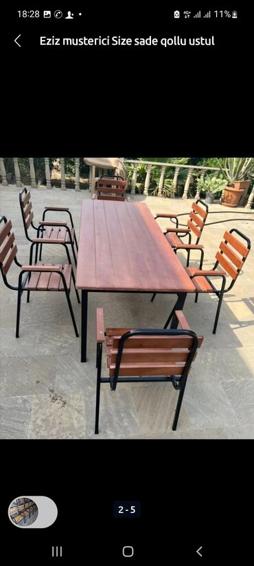 Bağ, çöl masa və oturacaq dəstləri: 🔥Masa ve oturacaqlar🔥 ✅Bağ evleri,kafeler,restoranlar üçün her növ -da lalafo.az — 10 Bağ, çöl masa və oturacaq dəstləri: 🔥Masa ve oturacaqlar🔥 ✅Bağ evleri,kafeler,restoranlar üçün her növ — 10