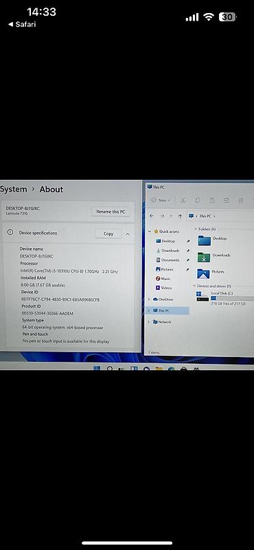 asus tuf dash: İşlənmiş Dell Latitude, 15.6 ", Intel Core i5, 256 GB, Ünvandan götürmə — 5