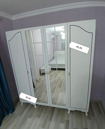 Dolablar: Yeni, Açılan, 2 qapılı Düz dolab, Qarderob, paltar dolabı, Azərbaycan — 8