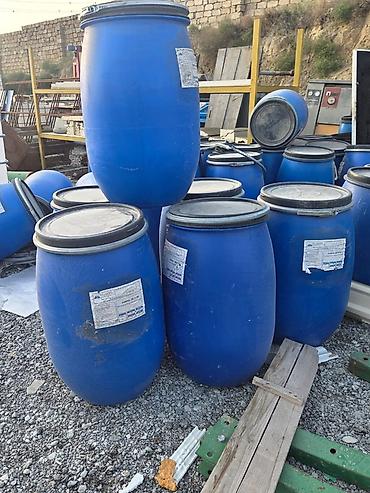 işlənmiş plastik su cənləri: Məhsul: Mavi plastik çən/boçka - Material: Yüksək sıxlıqlı polietilen — 2