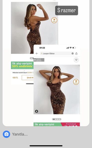 donlar instagram: Вечернее платье, Миди, S (EU 36)