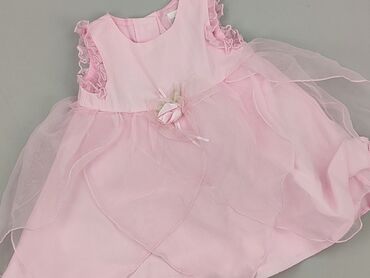 sukienka z piórami biala: Dress, 6-9 months, condition - Perfect