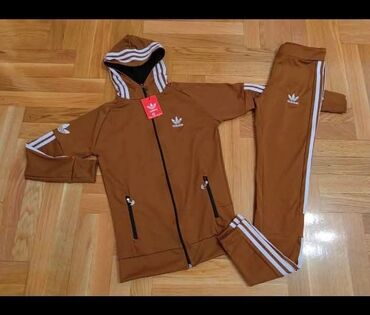 Gornji i donji deo: Nike, Jednobojni, bоја - Braon — 2