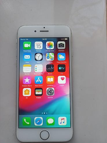 iphone 16: IPhone 6, 16 GB, Gümüşü, Barmaq izi — 1