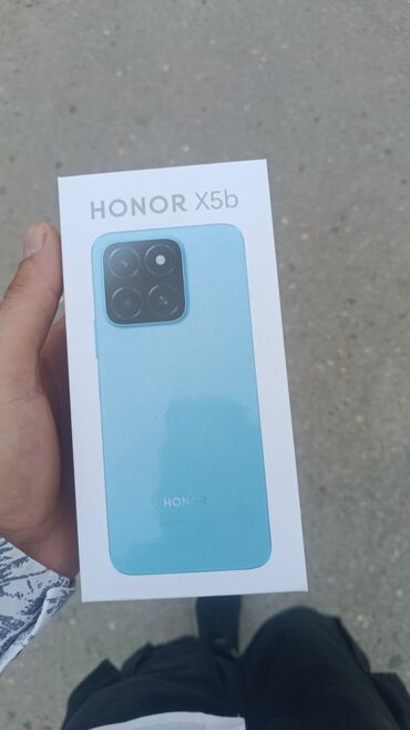 android telefonlar: Honor X5b, 64 GB, rəng - Qara, Barmaq izi