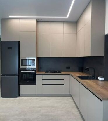 Sifarişlə dolablar: Künc dolab, Mətbəx üçün, Qarderob, Korpuslu — 10