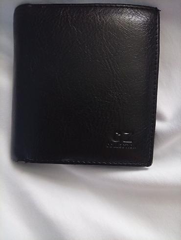 bos kisə: Qara rəngli kişi pulqabısı – CZ Collection - Material: hamar — 1