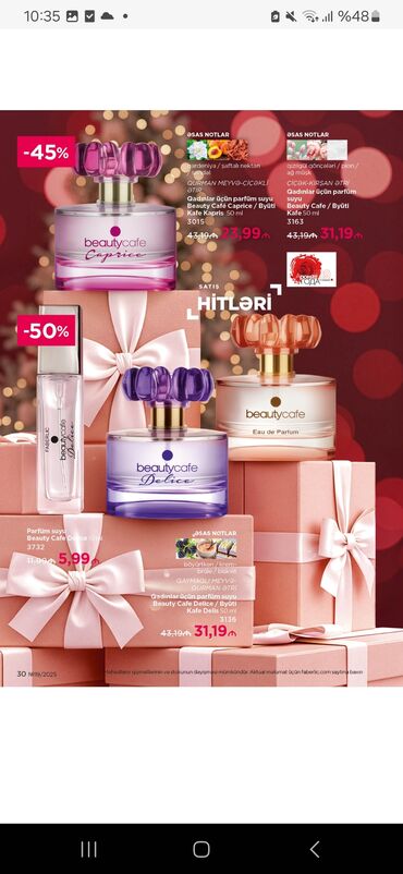 Ətriyyat: Faberlic məhsulları – seçilmiş ətirlər, göz makiyajı və dəriyə qulluq — 4