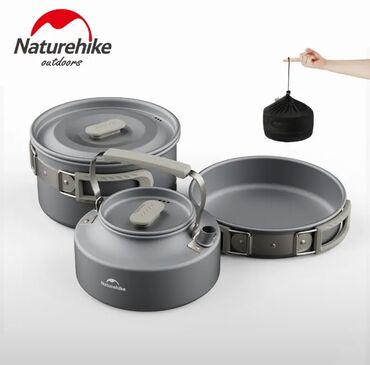 сковороду: 🌿Набор посуды от Naturehike Aluminum Tableware Set🌿 Компактный и