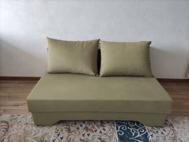 купить диван раскладной: Диван-кровать, цвет - Зеленый, Новый