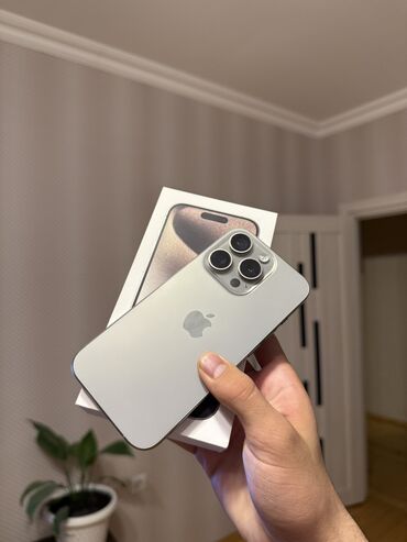 İnformatika: IPhone 15 Pro, 128 GB, Natural Titanium, Face ID