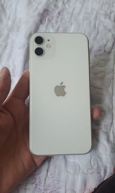 мобильные телефоны скупка: IPhone 11, Колдонулган, 64 ГБ, Ак, 79 %