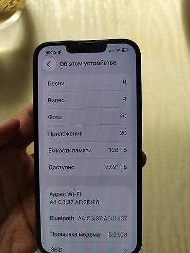 Apple iPhone: IPhone 13 Pro, Б/у, 128 ГБ, Alpine Green, Кабель, Защитное стекло, Чехол, 94 % — 9