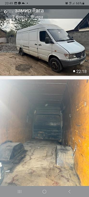 тент для велосипеда: Mercedes-Benz Спринтер: 1997 г., 2.3 л, Механика, Дизель, Фургон — 1