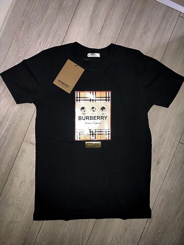 burberry majica cena: Men's T-shirt S (EU 36), bоја - Crna