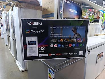 Телевизор YASIN 32" (80 см) с Google TV - Платформа: Google TV — все