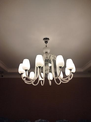 İşıqlandırma: Çılçıraq, 10 və daha çox lampa, Şüşə — 1