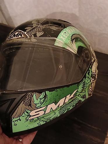 Moto geyim: SMK tam üzlü motosiklet dəbilqəsi - Brend/model: SMK Helmets - — 1