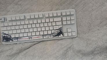 Настольные ПК и комплектующие: Məhsul: RGB işıqlanmaya malik, yığcam mexaniki klaviatura (ağ rəng — 3
