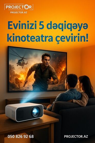 Proyektorlar: İşlənmiş Portativ Proyektor Ünvandan götürmə, Pulsuz çatdırılma, Ödənişli çatdırılma — 3