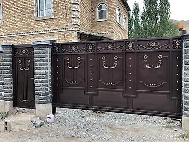 Откатные ворота: Ролики / Балка / Консольная система Работают тихо Заводские 3 Вида — 5