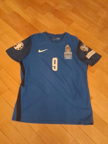 Рубашки: Мужская футболка, Nike, L (EU 40), цвет - Синий