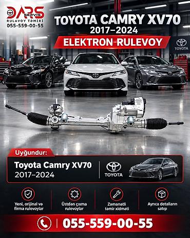 sukanlar: TOYOTA CAMRY — XV70 — ELEKTRİK RULEVOY 🔧🚗 ƏSAS OEM / EEM: 44250-06402 — 1