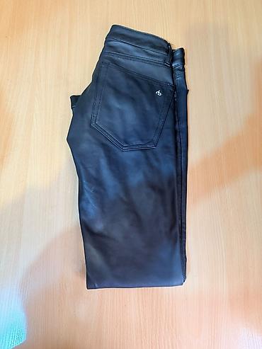 Жеке буюмдар: Кожаные брюки rag & bone - Модель: W160L0418KL (указано на бирке) — 4