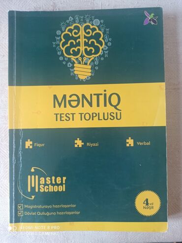 məntiq sualları: Master school məntiq kitabı