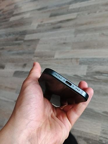 telefon iphone 16: IPhone 15, 128 GB, Black Titanium, Zəmanət, Face ID, Sənədlərlə — 5