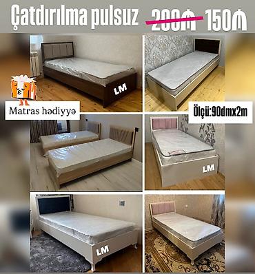 masinli kravat: *Tək çarpayı+matras🎁* _*SİFARİŞLƏ VƏ YENİ*_ *Qiymət : 150₼*(1ədədi) — 1