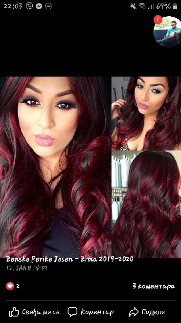 Perike i klipse: Poluprirodne Kanekalon Perike ‼Peru se Peglaju i Uvijaju‼ NOVO — 18