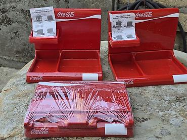 stend vitrin: Coca‑Cola masaüstü vakumlu stend - Quraşdırma: Hər stendin üzərində — 1