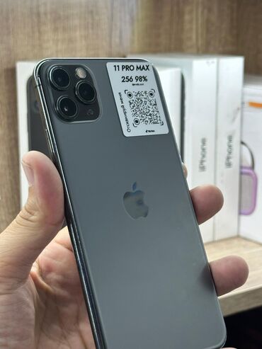 режим ноте 11: IPhone 11 Pro Max, Б/у, 256 ГБ, Space Gray, Чехол, 98 %