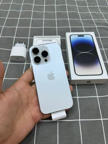 iphone 14 256: IPhone 14 Pro, 128 ГБ, Белый, Отпечаток пальца, Беспроводная зарядка, Face ID