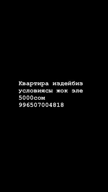 ищу квартиру 2 ком: 1 бөлмө, 222222 кв. м, Эмереги менен, Эмерексиз