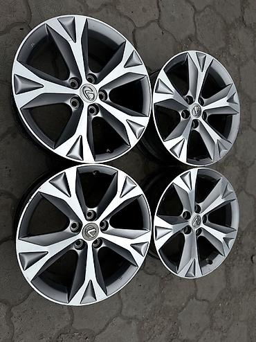 work r18: Литые Диски R 18 Lexus, Комплект, отверстий - 5, Б/у — 2