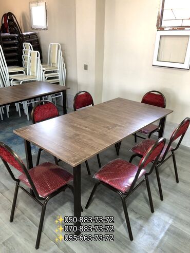 Комплекты столов и стульев: Для кухни, Для гостиной, Новый, Нераскладной, Прямоугольный стол