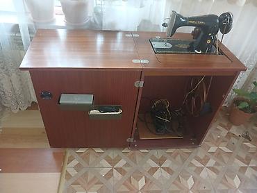 Tikiş maşınları: Elektrik tikiş maşını – şkaf-stol komplekti ilə - Klassik mexaniki — 2