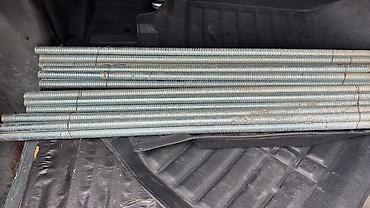 Ремонт и строительство: Möhkəm metal saplı çubuqlar (threaded rod) dəsti - Material — 1