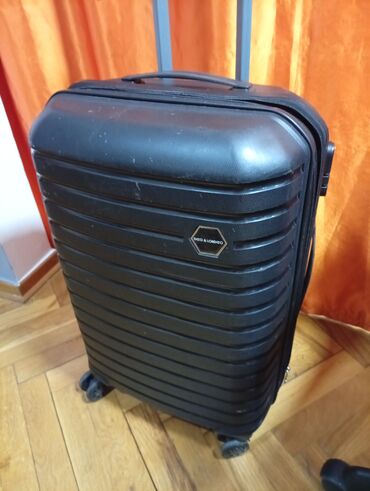 Putni koferi i torbe: Mali kabinski kofer, Enzo & Lorenzo, bоја - Crna — 2